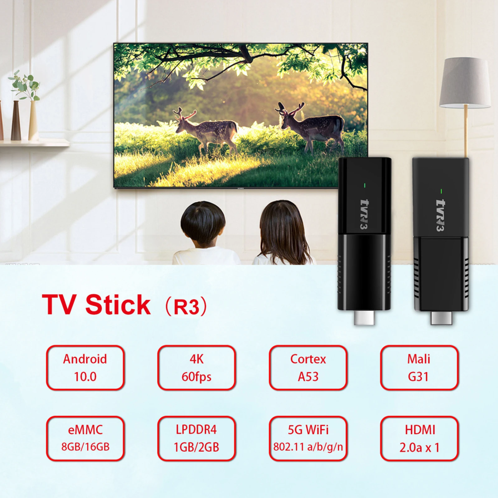 Miniatura 4 de TV Stick Smart TV BOX Android 4K TVR3